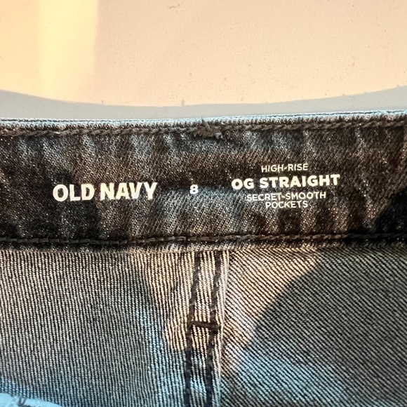 Old navy high-rise og straight jeans size 8 - Picture 2 of 3